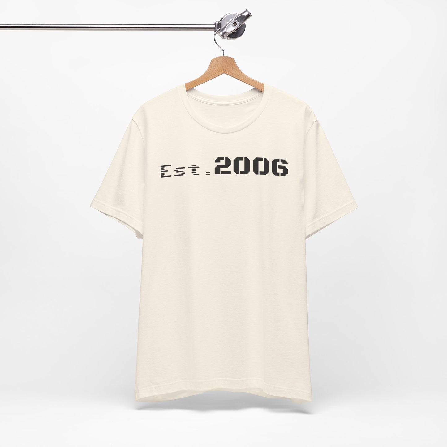 Established 2006 Graphic Tee, Unisex Jersey Shirt, Casual Wear, Birthday Gift, Anniversary Keepake, Statement T-Shirt, Vintage Style