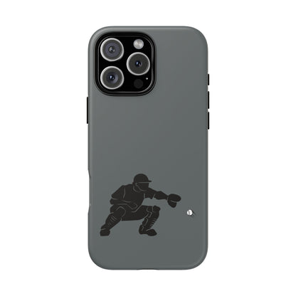 Printify baseball catcher phone case, tough protective cover with catcher design, fits smartphones securely.