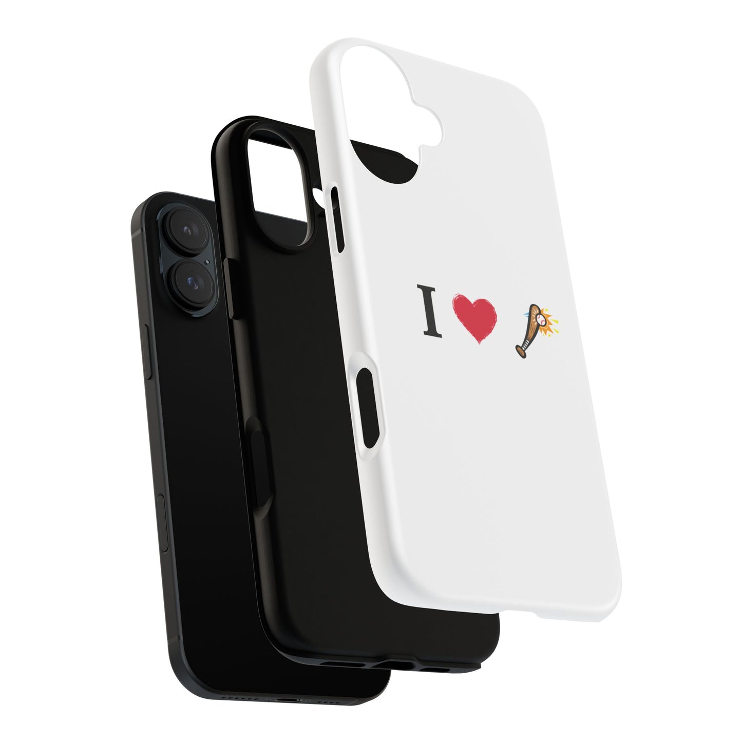 I Love Baseball Vibe Phone Case - Tough Cases for Sports Lovers, Gifts for Athletes, Fun Accessories, iPhone and Android Compatible - TRV