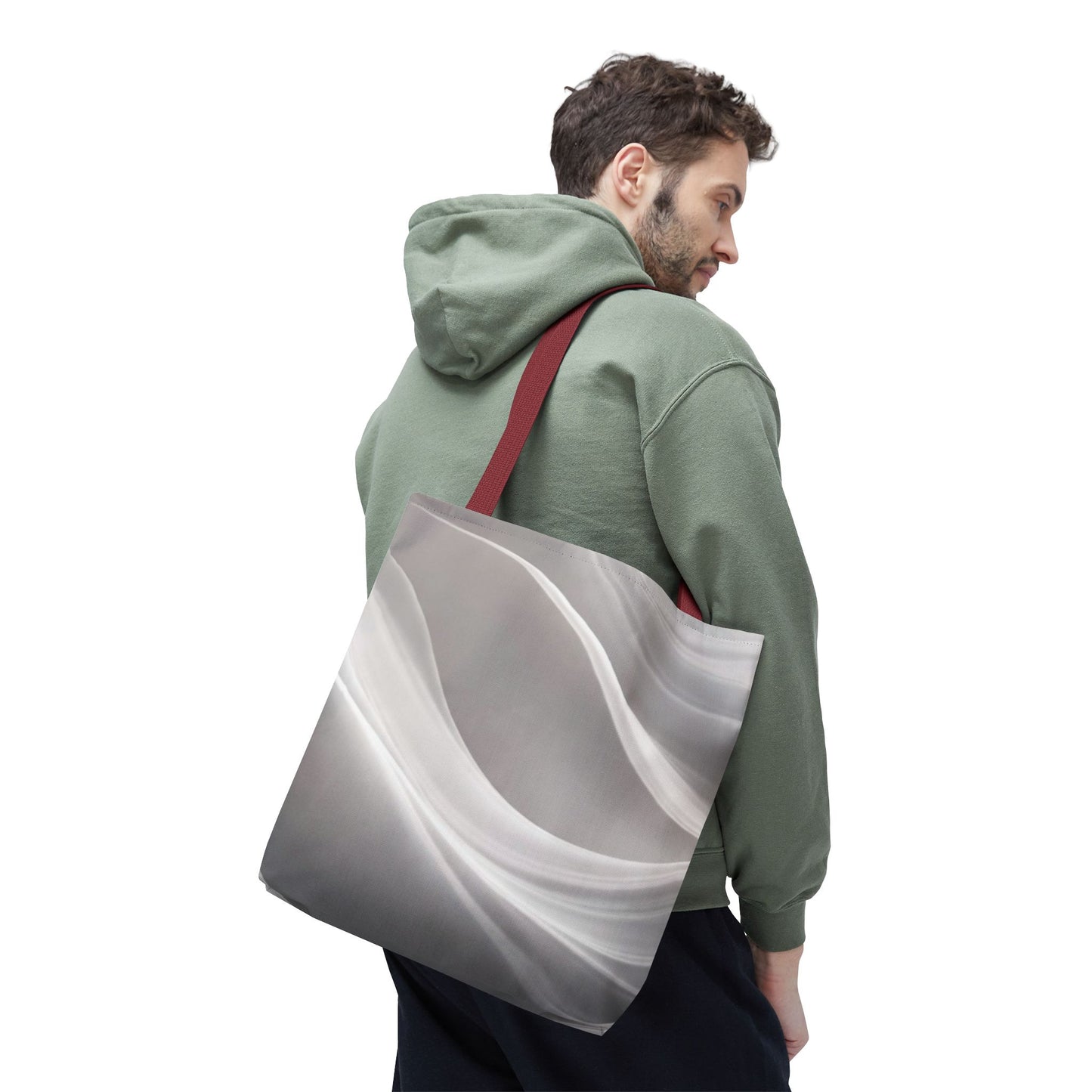Soft Marble Wave Tote
