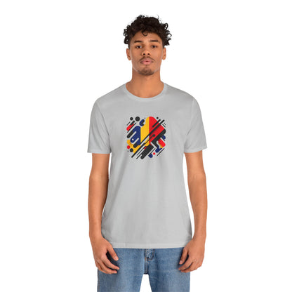 Artistic Heart Unisex Jersey Tee - Vibrant Graphic Tee, Casual Wear, Gift for Art Lovers, Birthday Surprise, Everyday Comfort - TRV