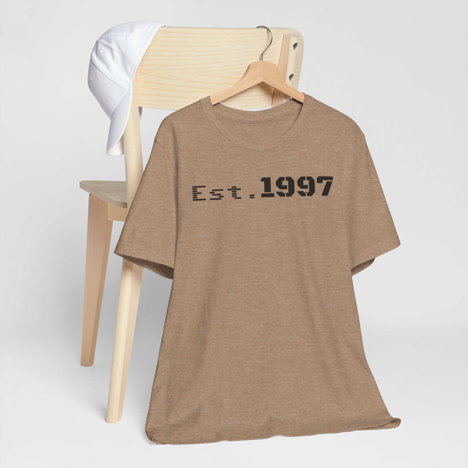 Vintage Est. 1997 Unisex Tee, Gift for Birthdays, Celebrations, Casual Wear, Retro Fashion, Cool Graphic T-Shirt - TRV