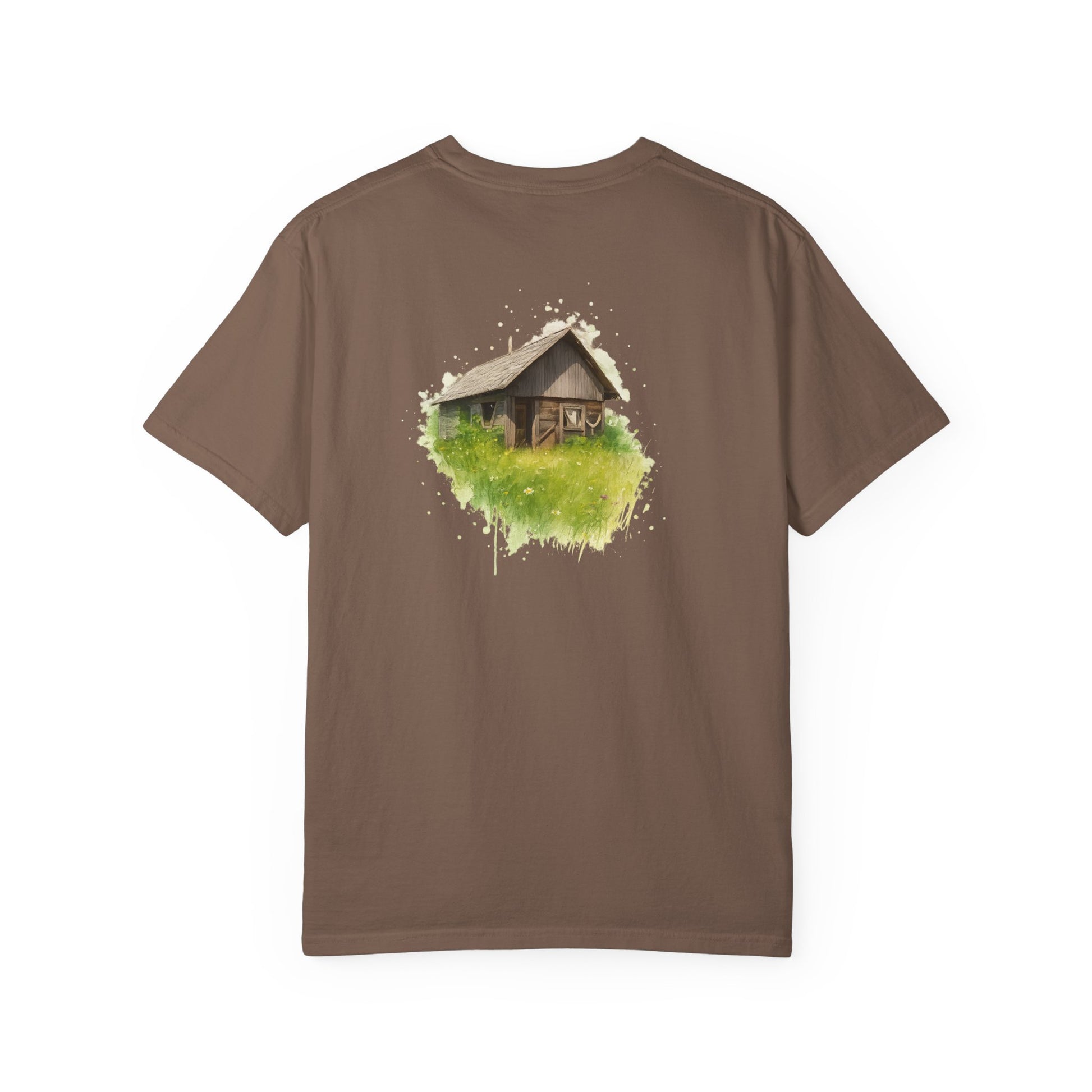 Nature-Inspired Unisex Garment-Dyed T-Shirt, Eco-Friendly Tee, Summer Casual Wear, Gift for Nature Lovers, Relaxed Fit T-Shirt - TRV
