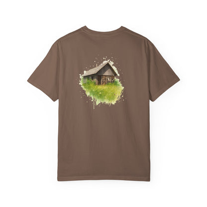 Nature-Inspired Unisex Garment-Dyed T-Shirt, Eco-Friendly Tee, Summer Casual Wear, Gift for Nature Lovers, Relaxed Fit T-Shirt - TRV