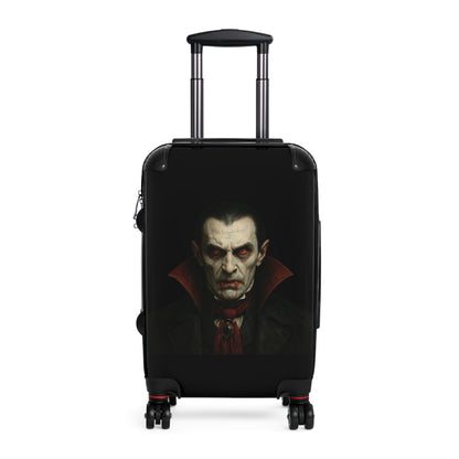 Vampire Portrait Carry-On Suitcase — Gothic Dracula Luggage for Halloween Travel