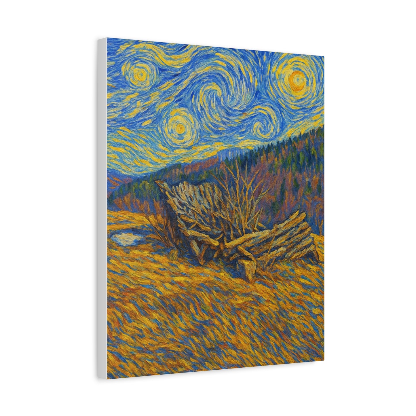 Artistic Van Gogh Style Canvas Wall Art, Nature Inspired Decor, Home Aesthetic, Gift for Art Lovers, Gallery Wall Piece, Living Room Decor, [...] - TRV