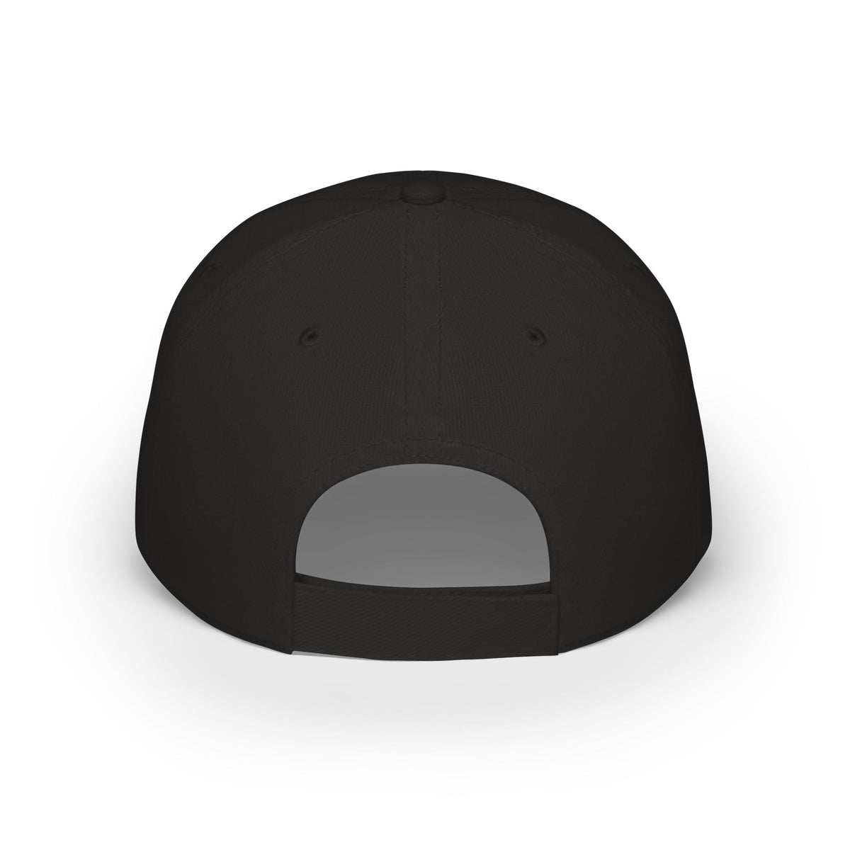 Silhouette Batter baseball cap by Printify, a stylish hat with a graphic design featuring a batter in action.