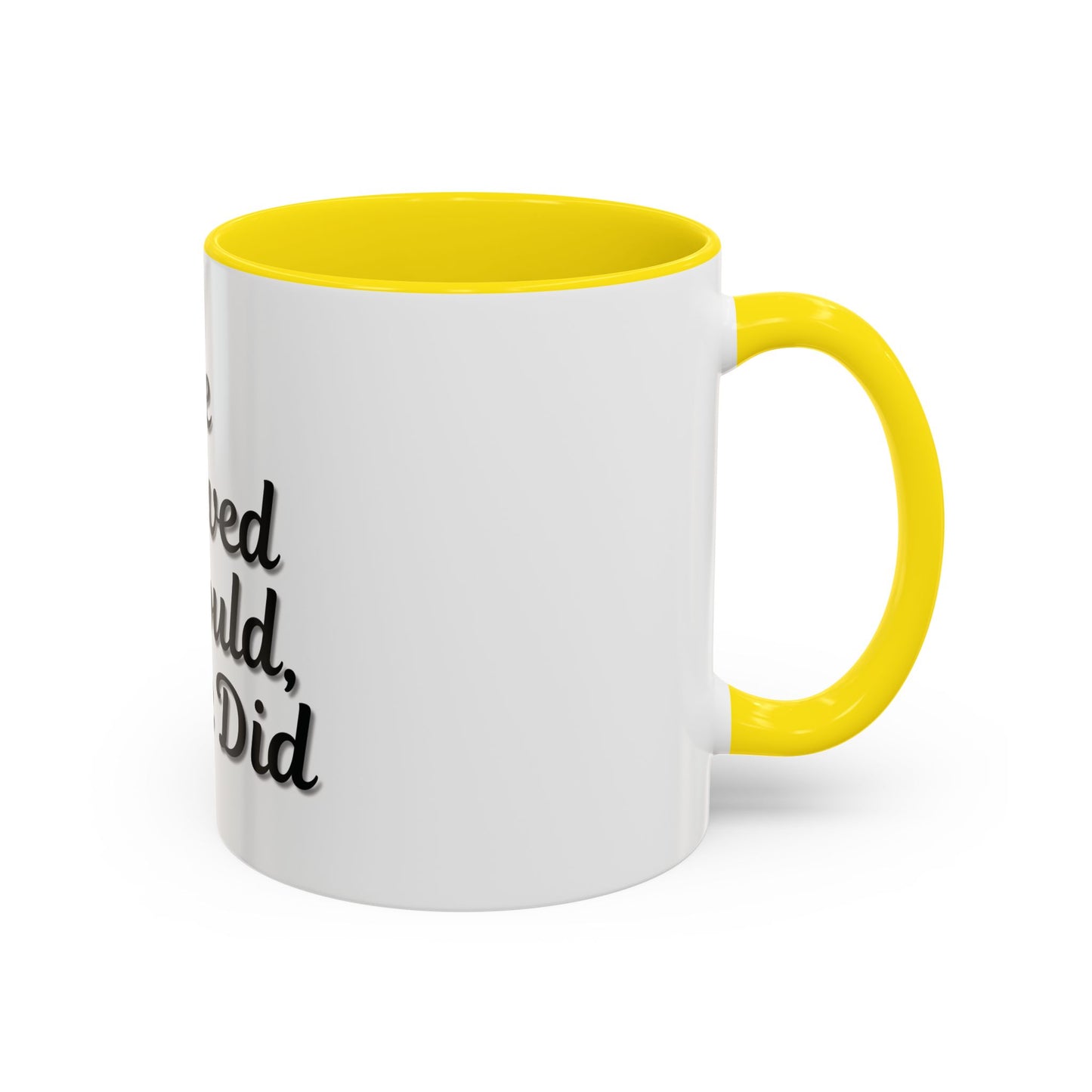 Inspirational Accent Coffee Mug - 'He Believed He Could, So He Did' - Perfect Gift for Motivational Moments - TRV
