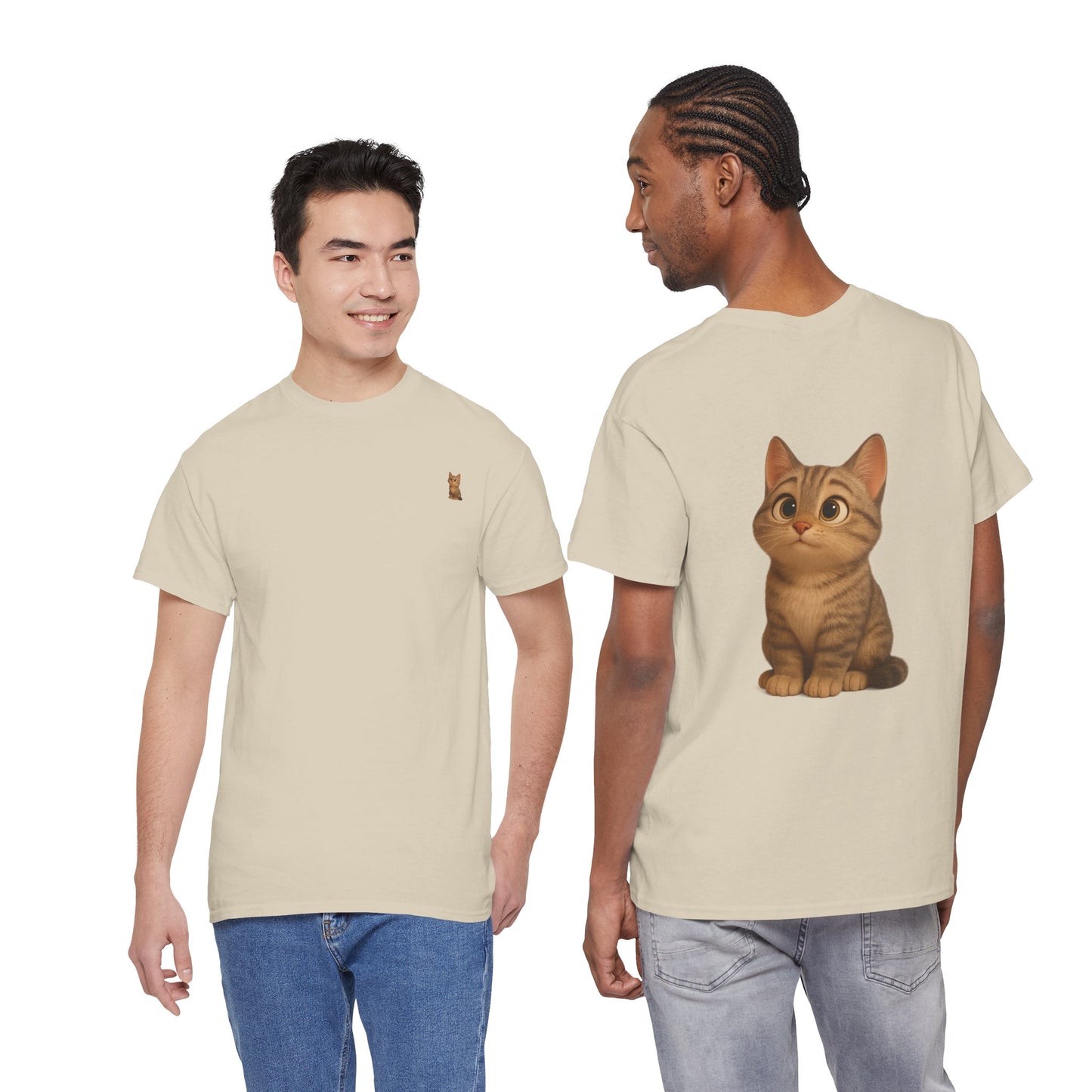Adorable Cat Graphic Tee, Cute Pet Lover's Shirt, Animal Lover's Gift, Cozy Everyday T-Shirt, Perfect for Cat Lovers