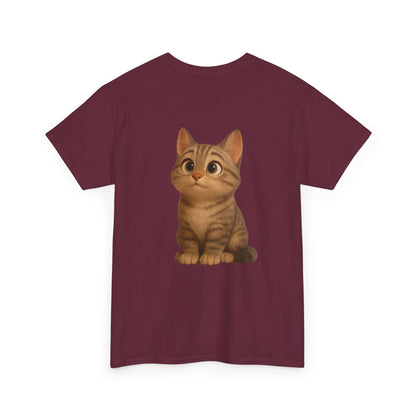 Adorable Cat Graphic Tee, Cute Pet Lover's Shirt, Animal Lover's Gift, Cozy Everyday T-Shirt, Perfect for Cat Lovers