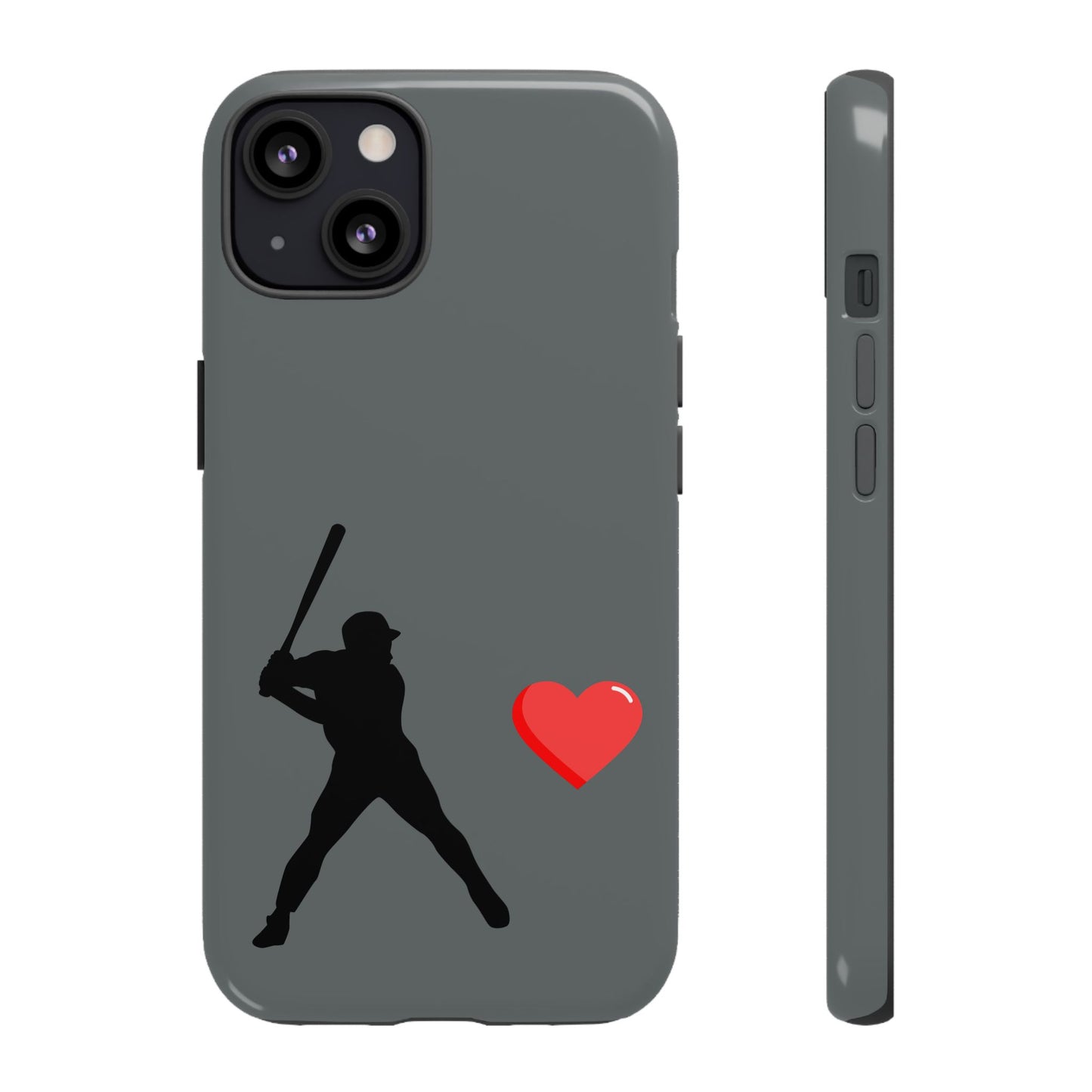 Printify Baseball Love phone case featuring a sports-themed design, perfect for sports lovers and Father's Day gift.