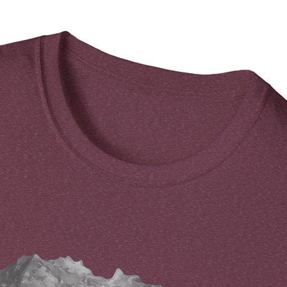 Serene Nature Landscape T-Shirt - Comfortable Unisex Tee, Outdoor Adventures, Nature Lover Gift, Casual Wear, Stylish Spring Top - TRV