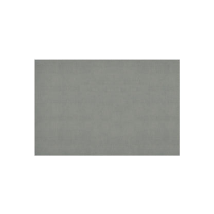 Modern gray outdoor rug by Printify, indoor-outdoor flooring for patios and decks, showing a stylish, durable rug on a wooden deck.