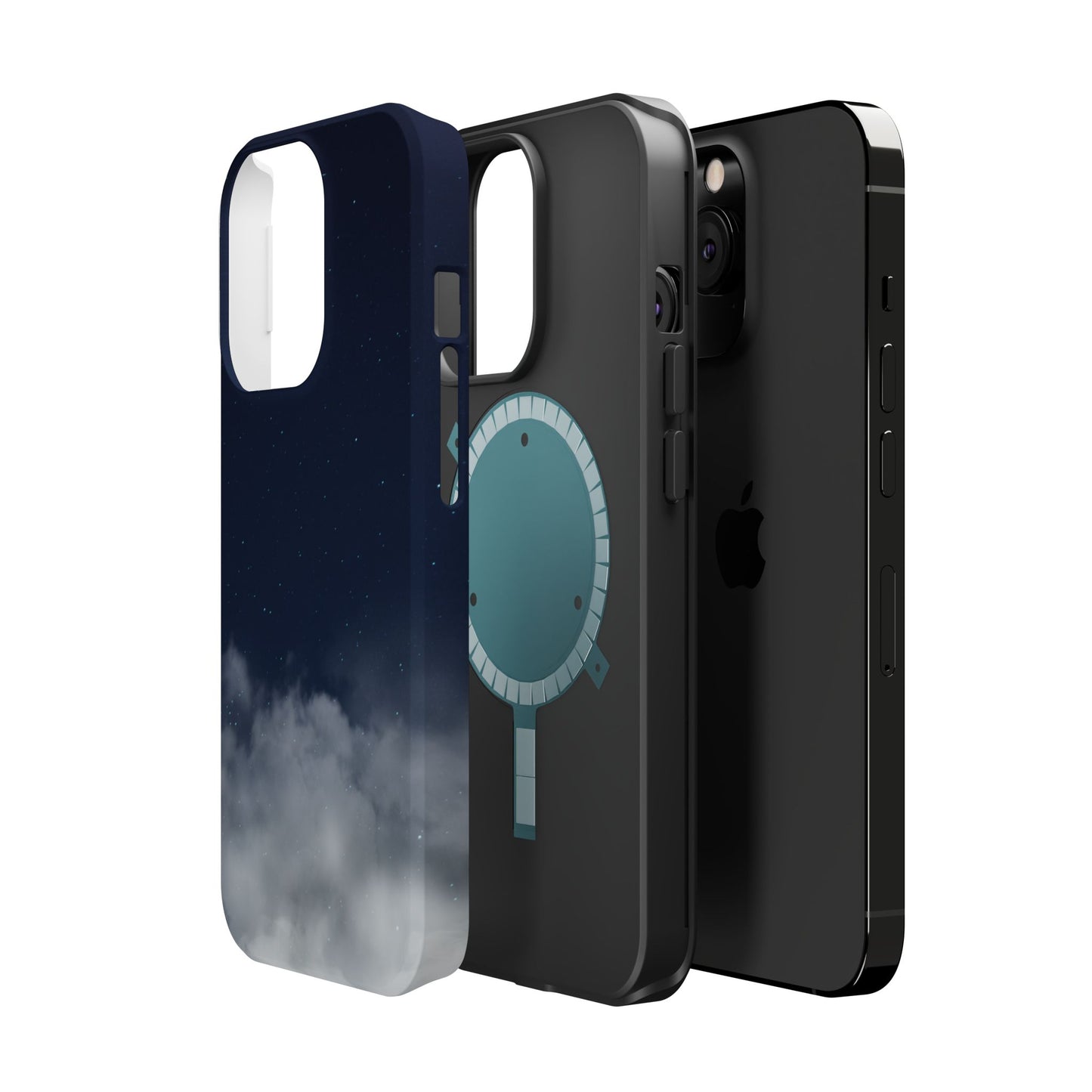 Night Sky Magnetic Impact-Resistant Phone Case — Foggy Cloud Design