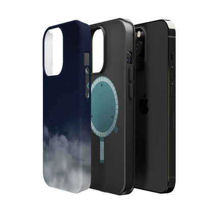 Night Sky Magnetic Impact-Resistant Phone Case — Foggy Cloud Design