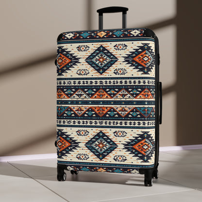 Aztec Travel Suitcase – Southwestern Pattern Carry-On Luggage
