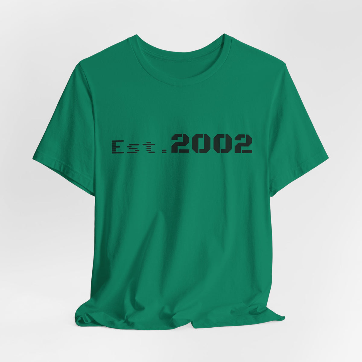 Vintage Est. 2002 T-Shirt by Printify featuring anniversary year design on classic cotton tee.