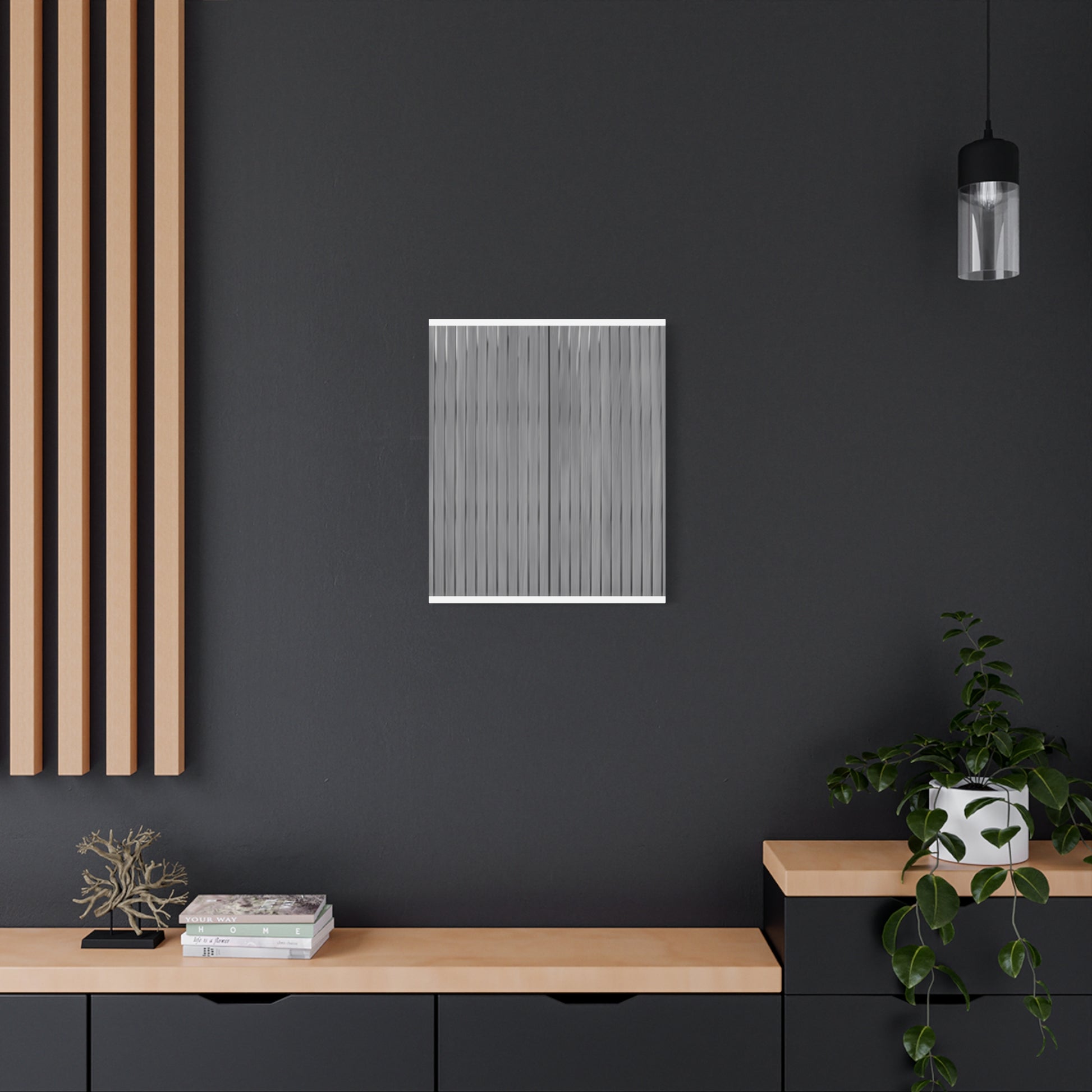 Modern Striped Canvas Art - 1.25" Stretched Wall Decor - TRV