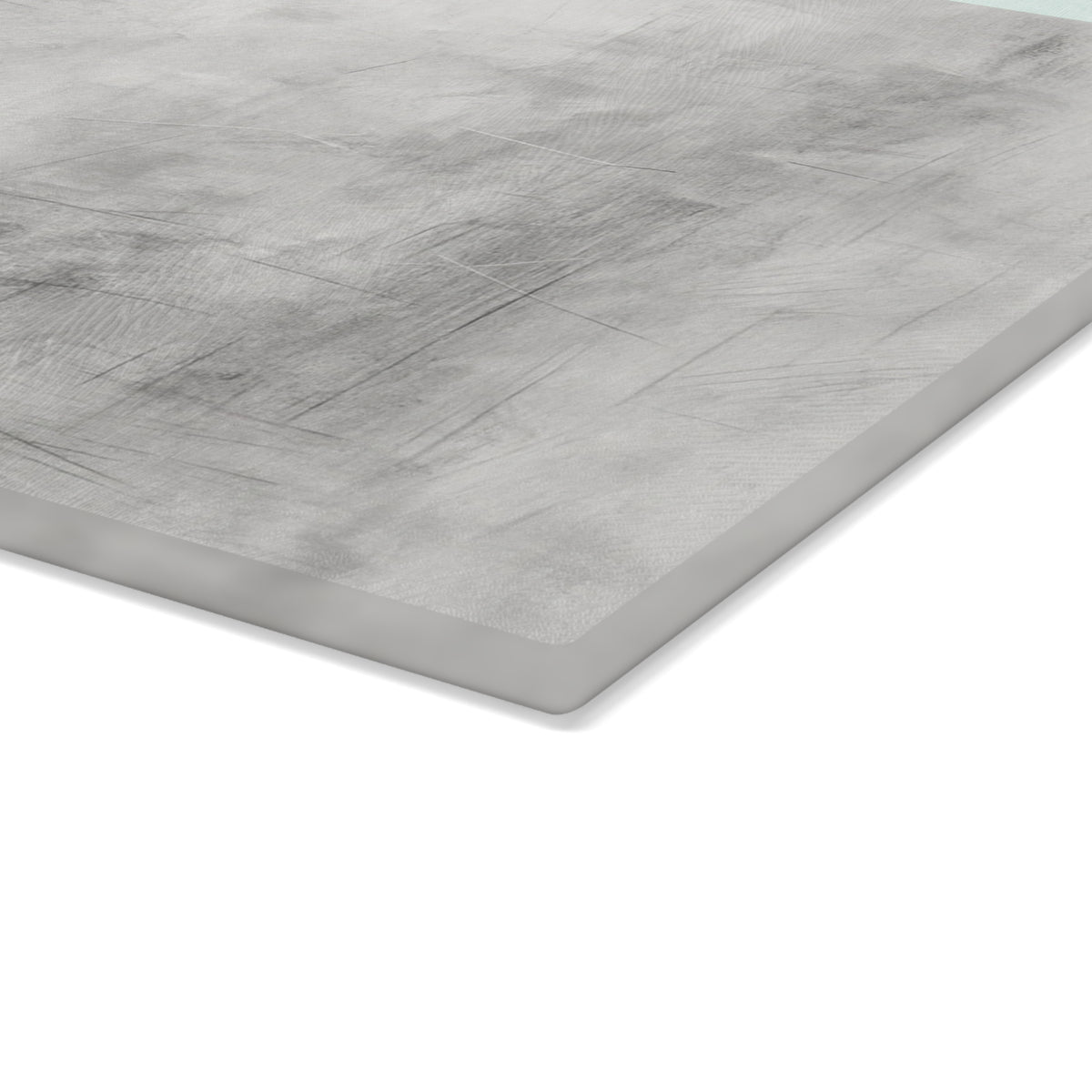 Gray Marble Glass Cutting Board — Modern Kitchen Counter Protector