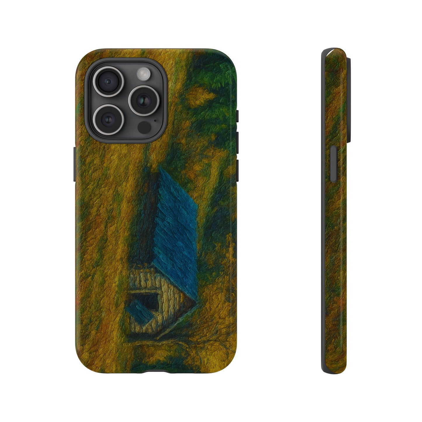 Artistic Phone Case by Tough Cases, Nature-Inspired Phone Protection, Unique Gift for Nature Lovers, Stylish Accessory, Fall Aesthetic - TRV