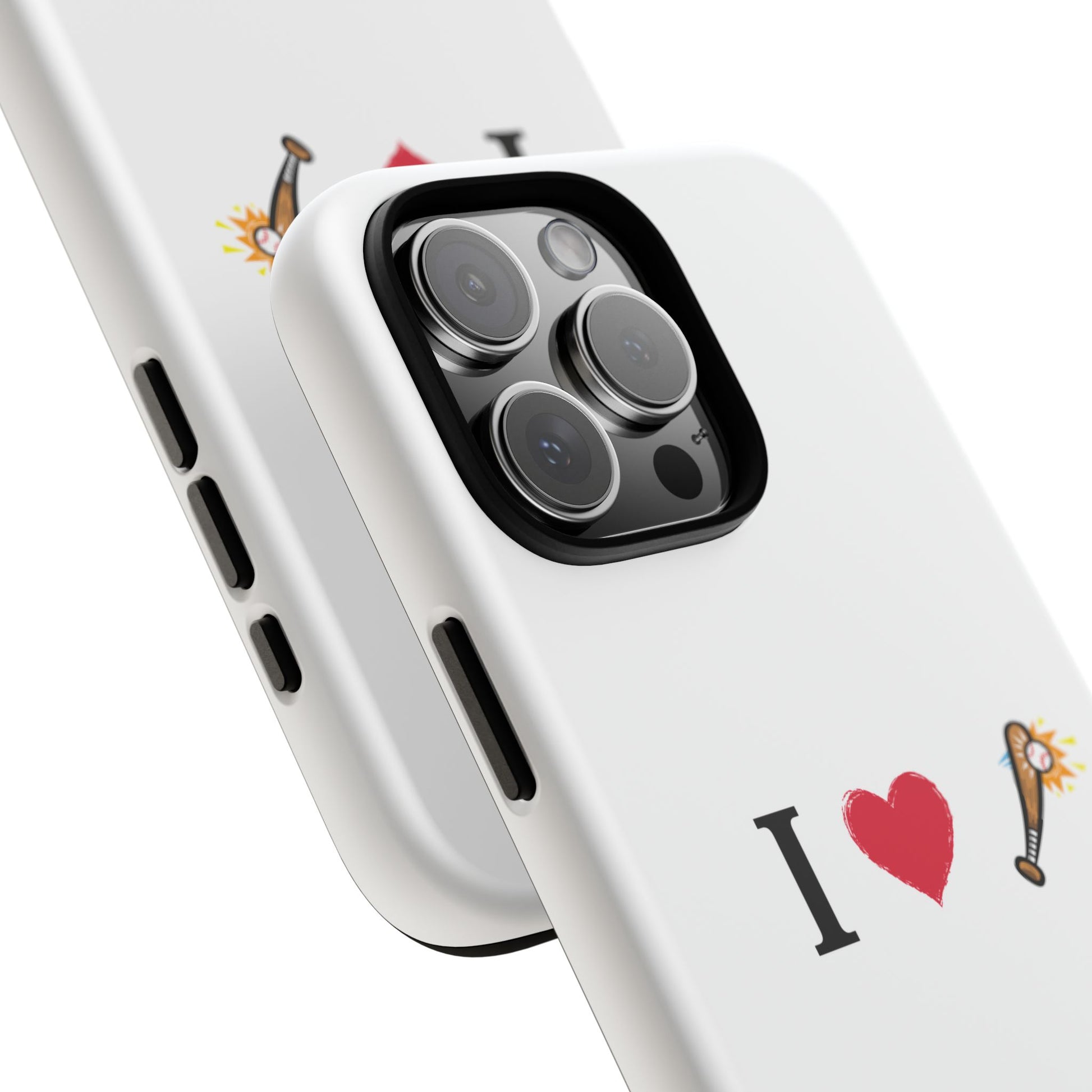 I Love Baseball Vibe Phone Case - Tough Cases for Sports Lovers, Gifts for Athletes, Fun Accessories, iPhone and Android Compatible - TRV