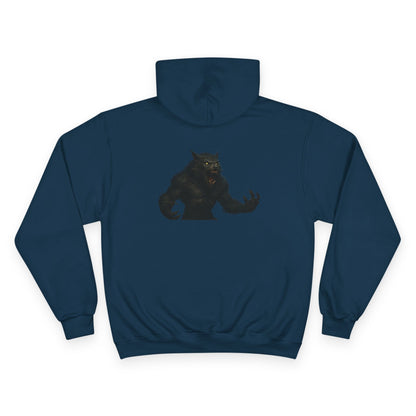 Werewolf Champion Hoodie - Edgy Graphic Sweatshirt for Gamers, Perfect for Gifts, Casual Wear, Fall Fashion, Anime Lovers