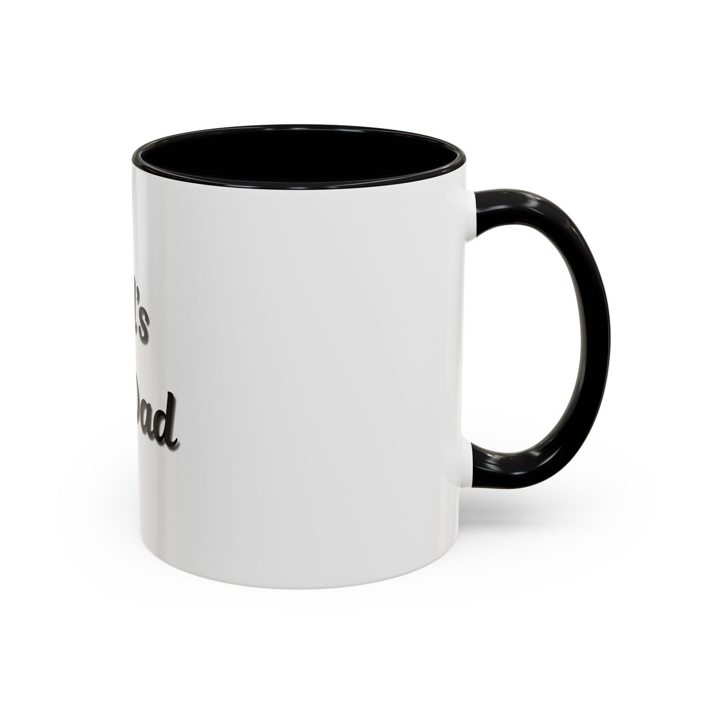 World's Best Dad Accent Coffee Mug - Perfect Gift for Father's Day - TRV