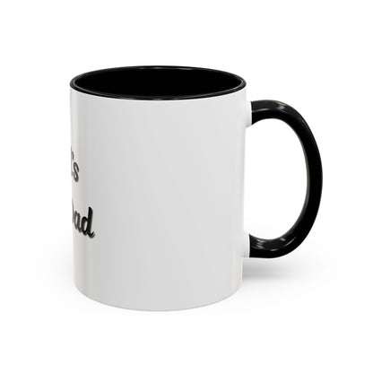 World's Best Dad Accent Coffee Mug - Perfect Gift for Father's Day - TRV