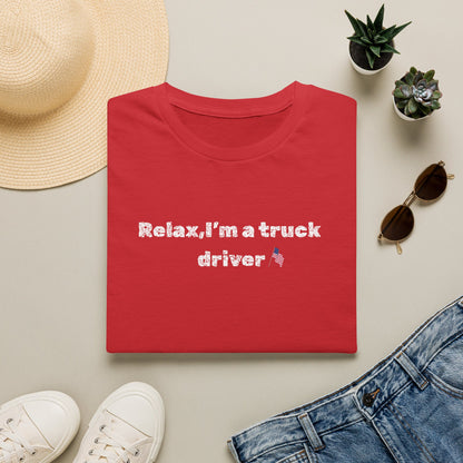 Truck Driver Relax Unisex T-Shirt, Casual Tee, Gift for Truckers, Father's Day Shirt, Comfortable Everyday Wear