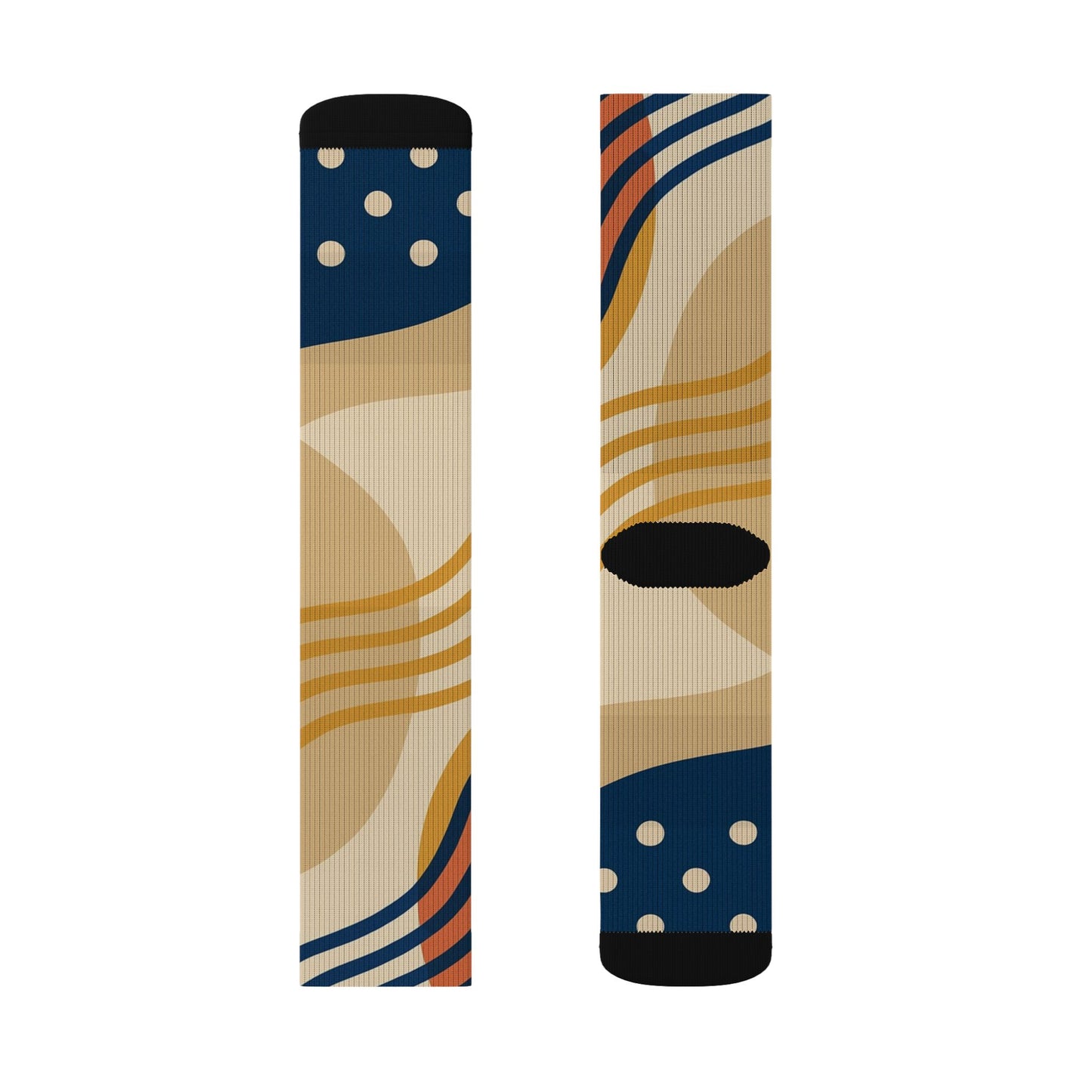 Sublimation Abstract Socks
