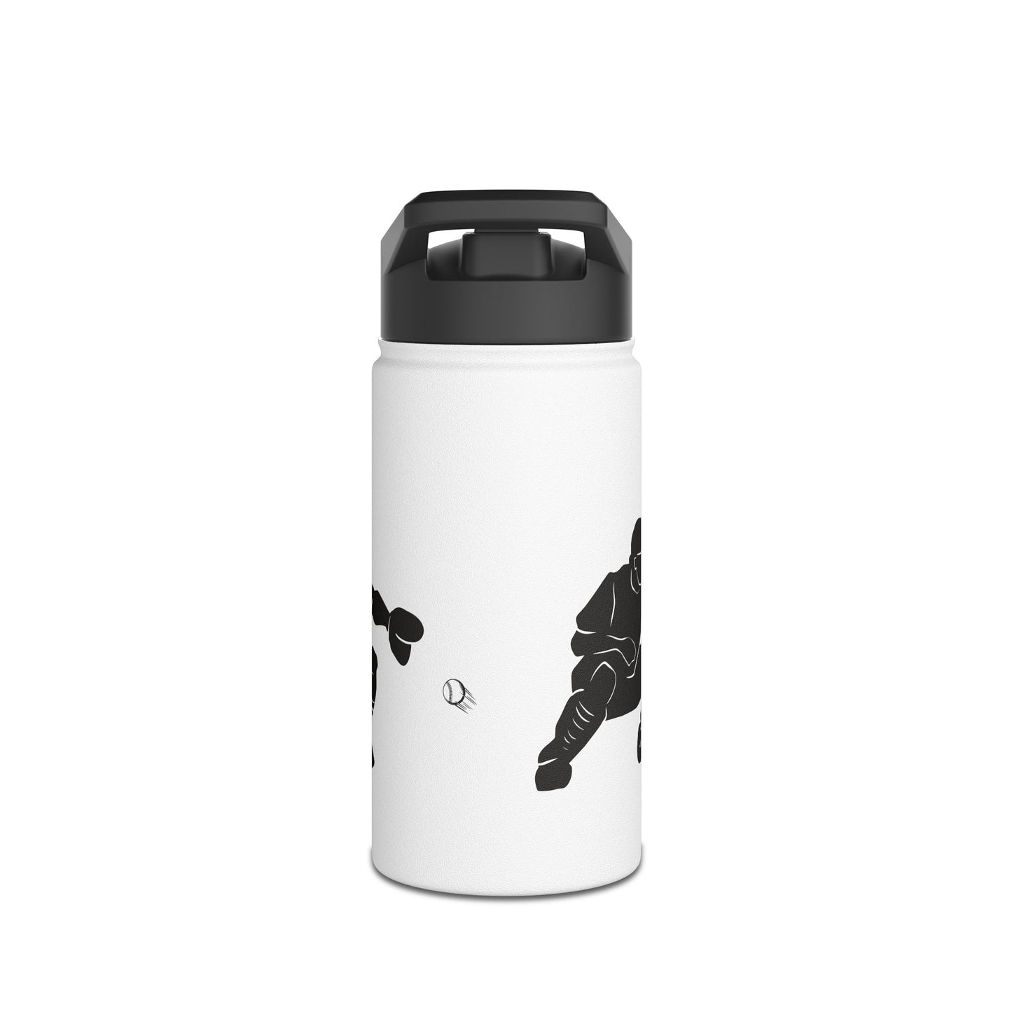 Soccer Player Stainless Steel Water Bottle — Sports Bottle for Athletes & Fans