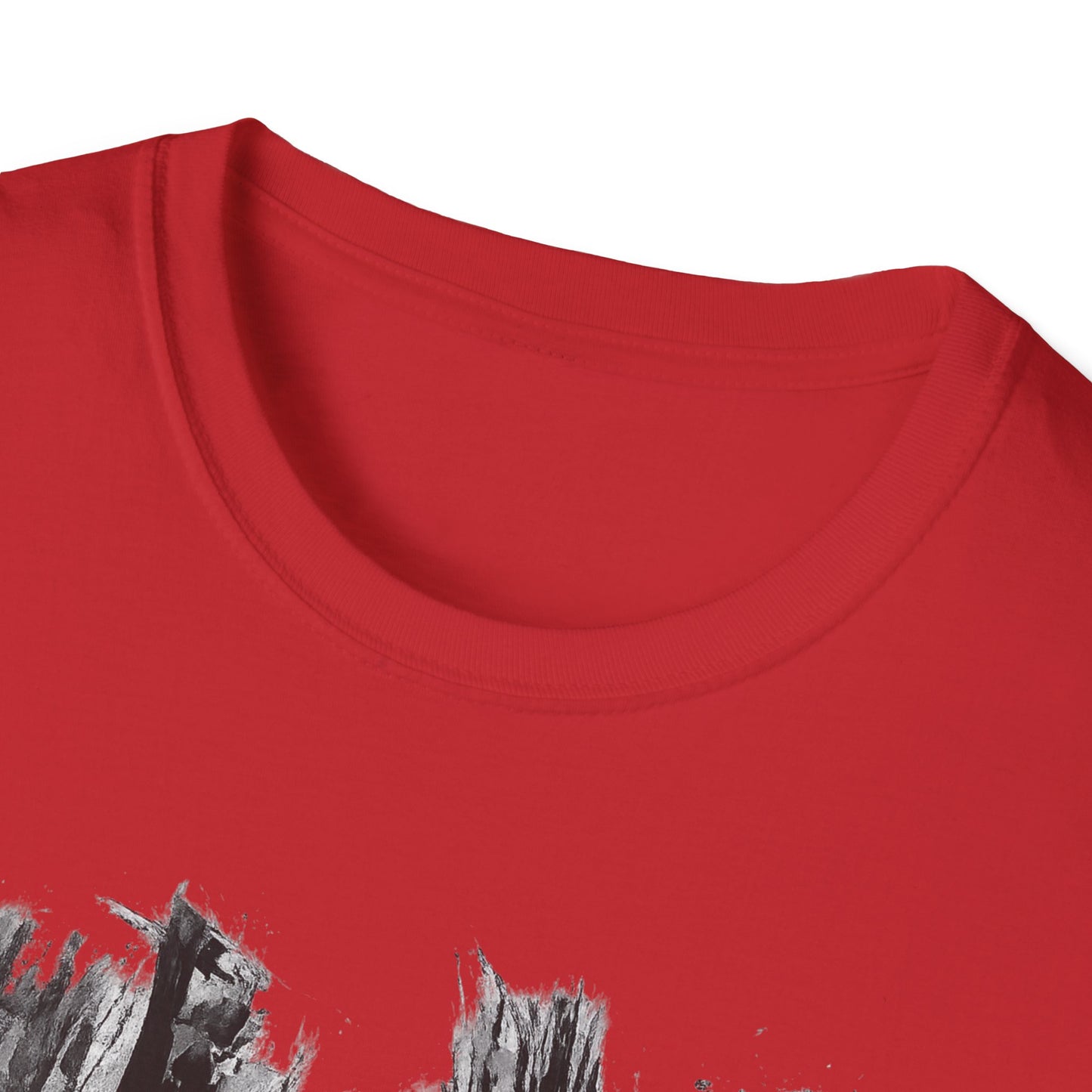 Minimalist Nature-Inspired Unisex Softstyle T-Shirt, Casual Wear, Everyday Style, Gift for Nature Lovers, Eco-Friendly Fashion