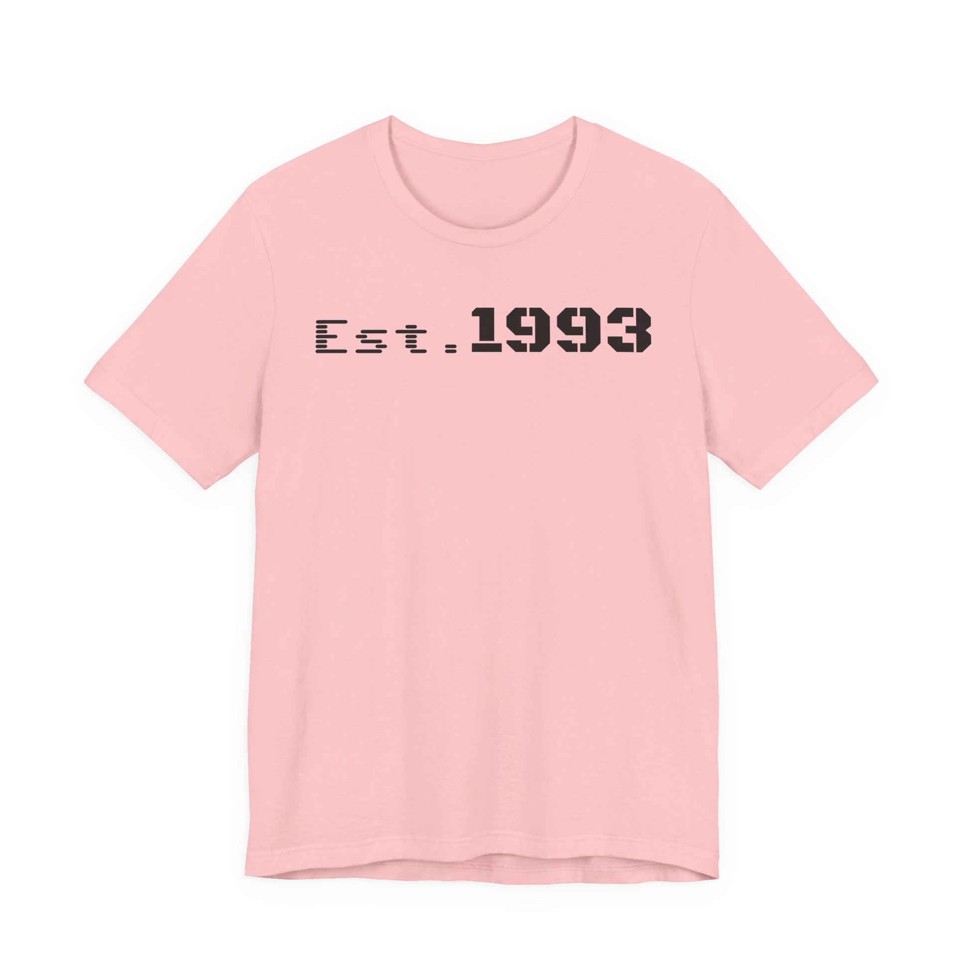 Est. 1993 Unisex Short Sleeve Tee - Perfect for Birthdays, Nostalgia, Casual Wear, Gifts, and Celebrations - TRV