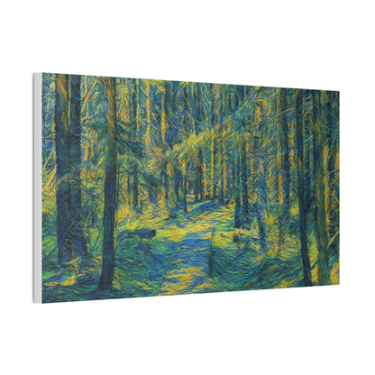 Canvas Art Print, Forest Path Painting, Nature Decor, Wall Art, Gift for Nature Lovers, Home Decor Inspiration - TRV