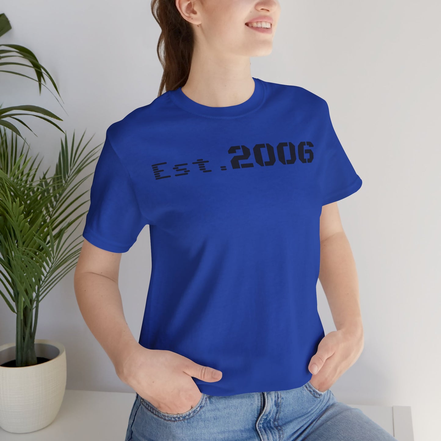 Established 2006 Graphic Tee, Unisex Jersey Shirt, Casual Wear, Birthday Gift, Anniversary Keepake, Statement T-Shirt, Vintage Style