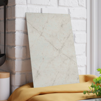 Marble-Print Glass Cutting Board — Elegant Kitchen Prep Surface
