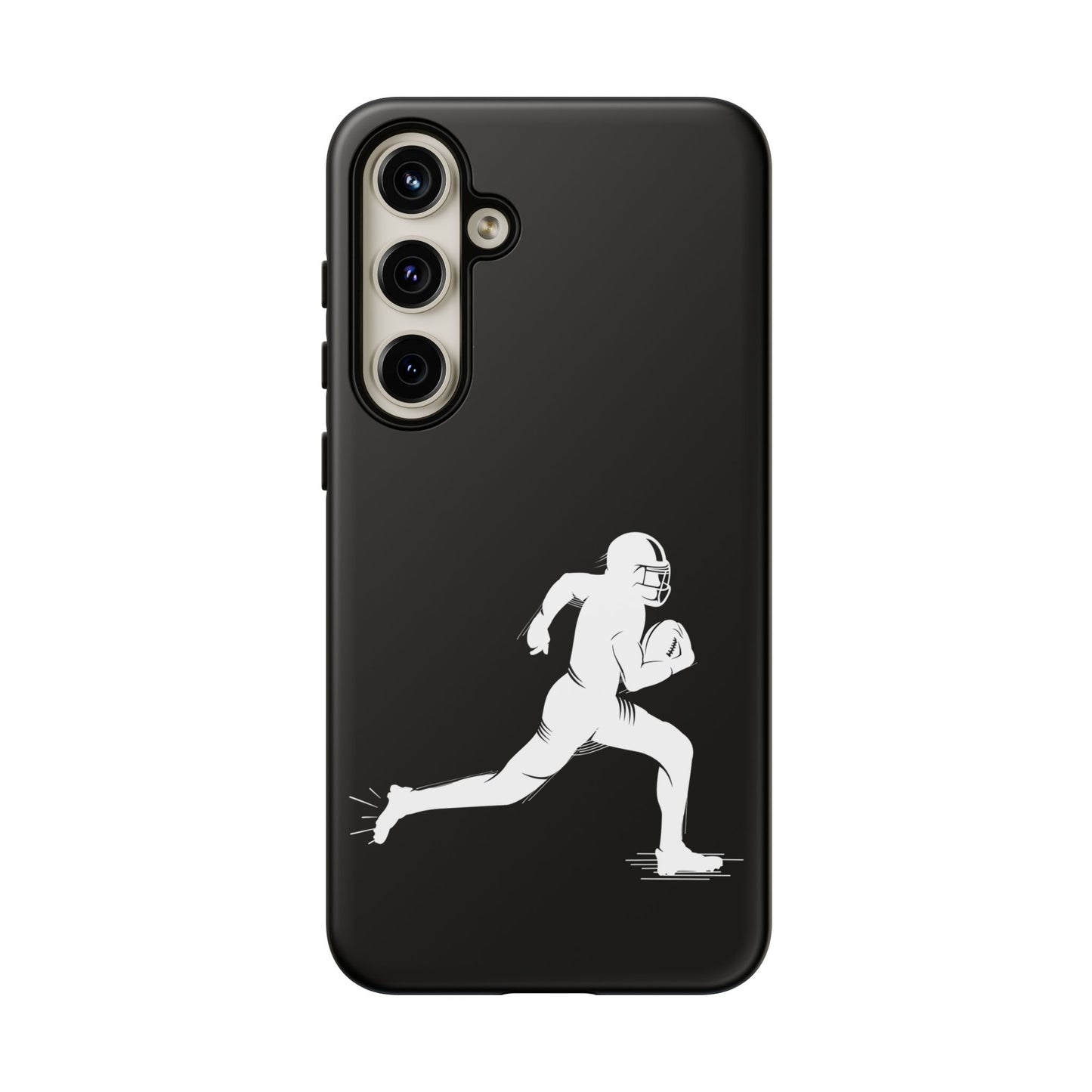 Football Player Phone Case, Tough Cases, Sports Phone Cover, Gift for Athletes, iPhone & Samsung Accessories, Running Player Design - TRV