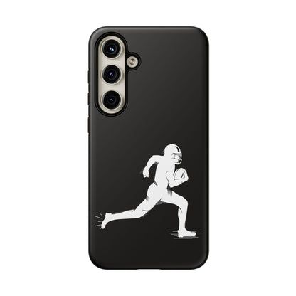 Football Player Phone Case, Tough Cases, Sports Phone Cover, Gift for Athletes, iPhone & Samsung Accessories, Running Player Design - TRV