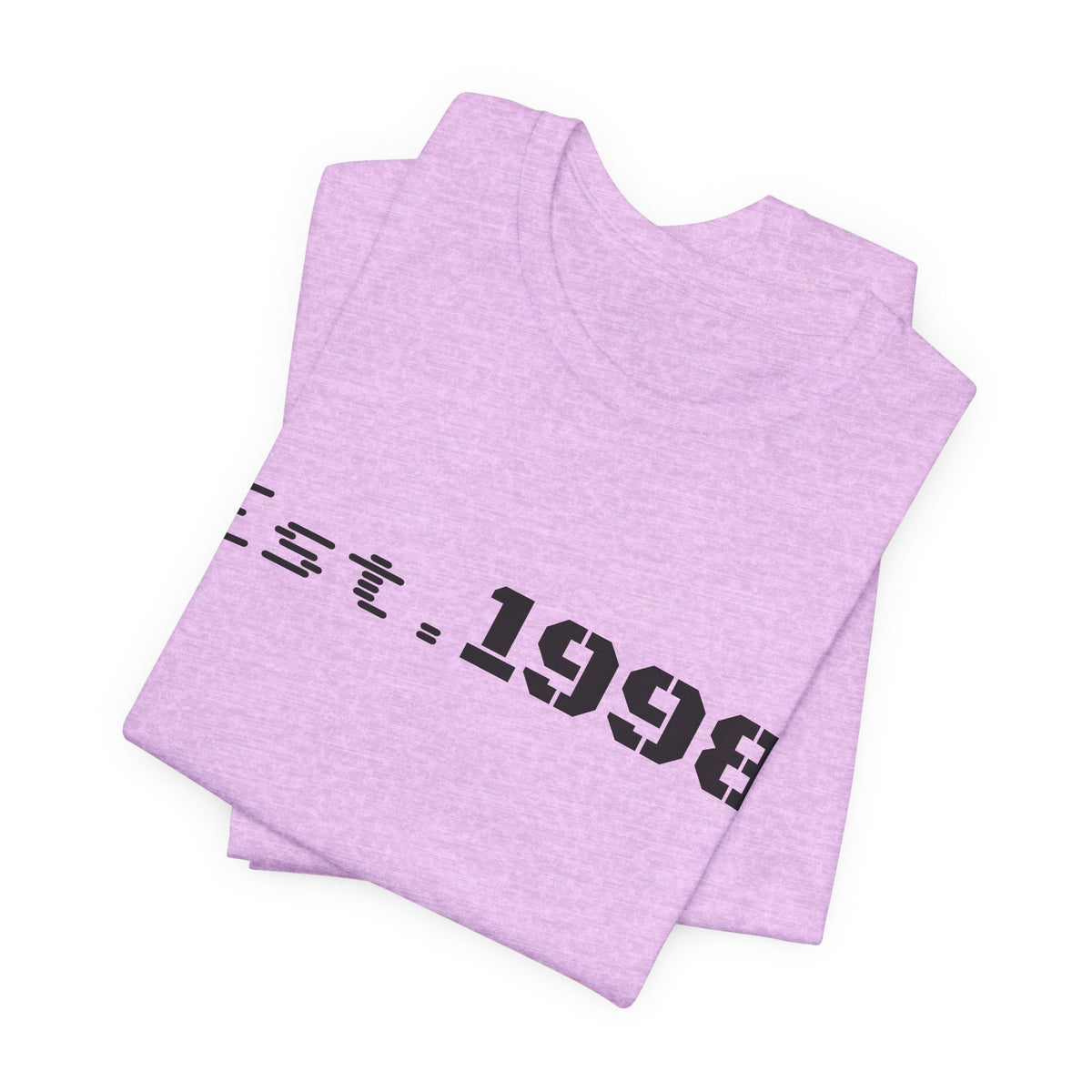 Vintage Est. 1998 T-Shirt by Printify featuring a graphic design celebrating the year born, casual unisex apparel.