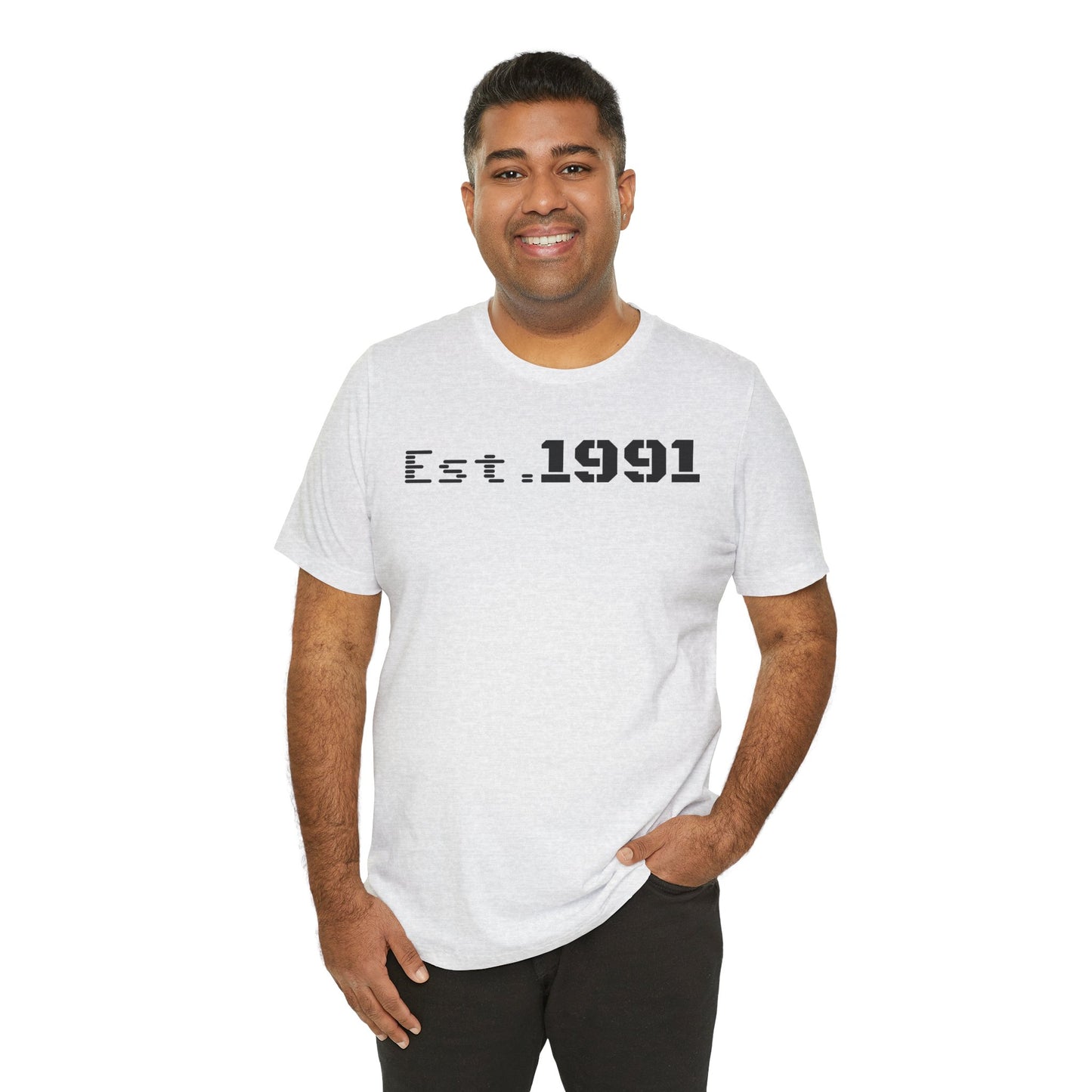 Unisex Vintage Est. 1991 Tee - Perfect Gift for Birthdays, Anniversaries, Throwback Fashion, Casual Wear, Milestone Celebrations