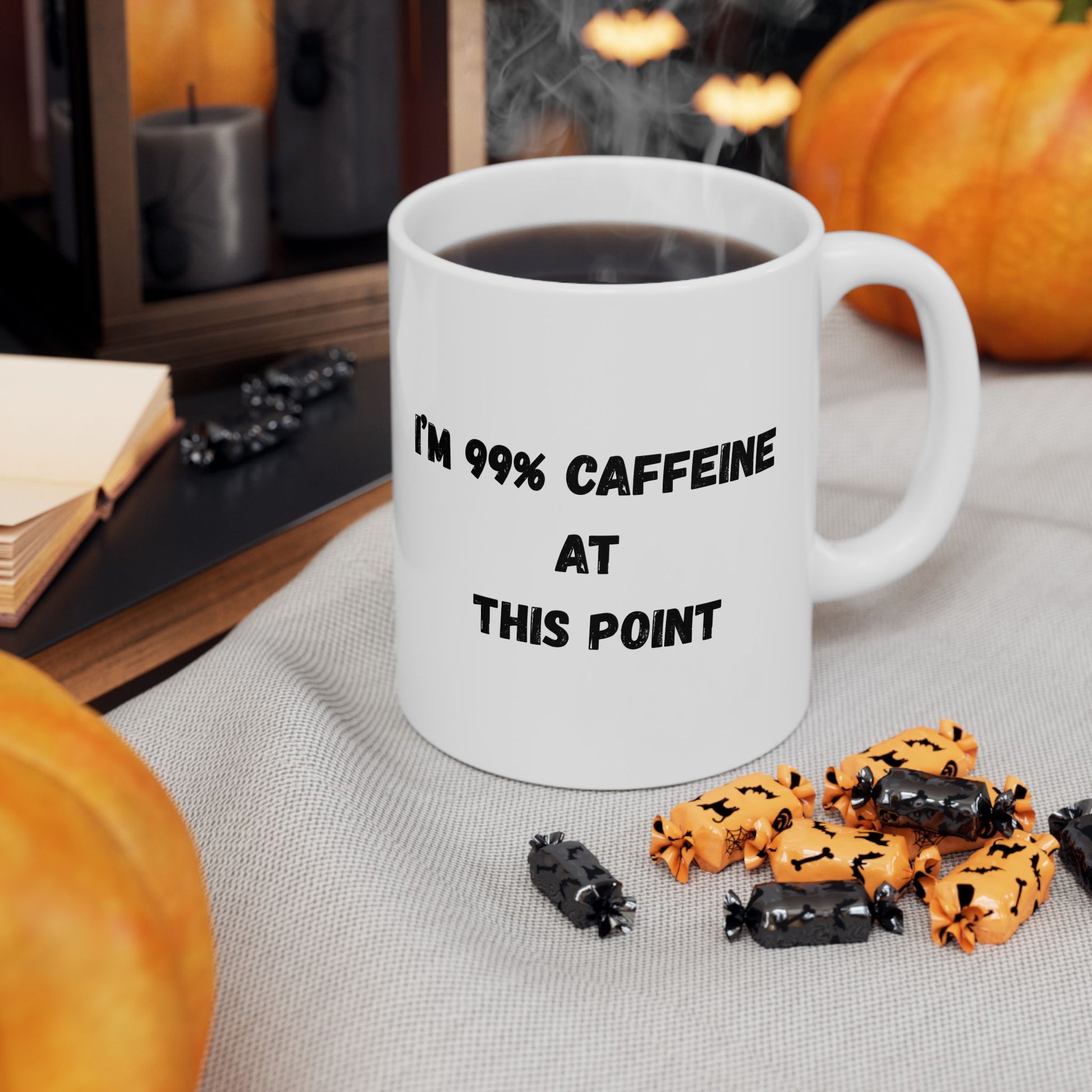 Funny Caffeine Ceramic Mug - 11oz & 15oz - TRV