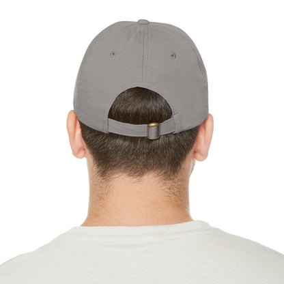 Stylish Dad Hat with Leather Patch | Perfect Gift for Fathers Day, Casual Wear, Dad's Birthday, Outdoor Activities