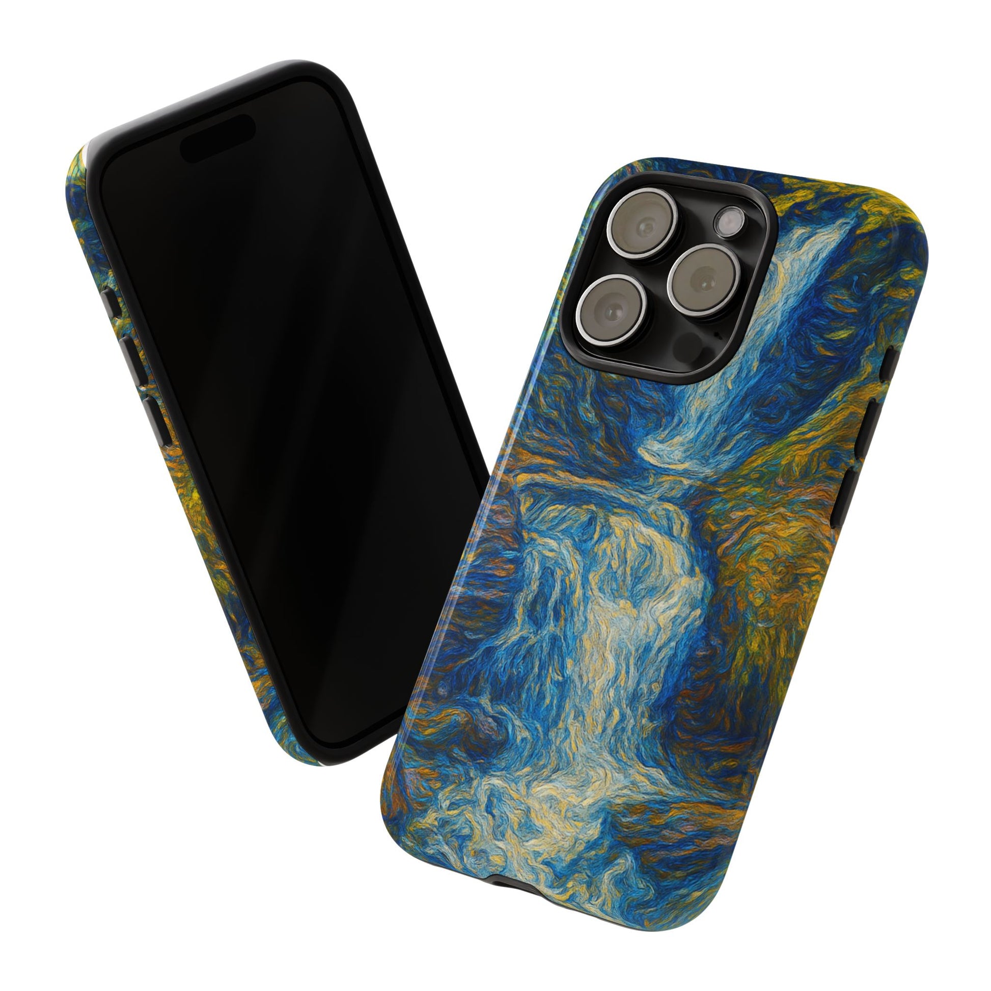 Artistic Phone Case - Waterfall Design, Unique Gift, Phone Accessory, Nature Lover, Original Artwork - TRV