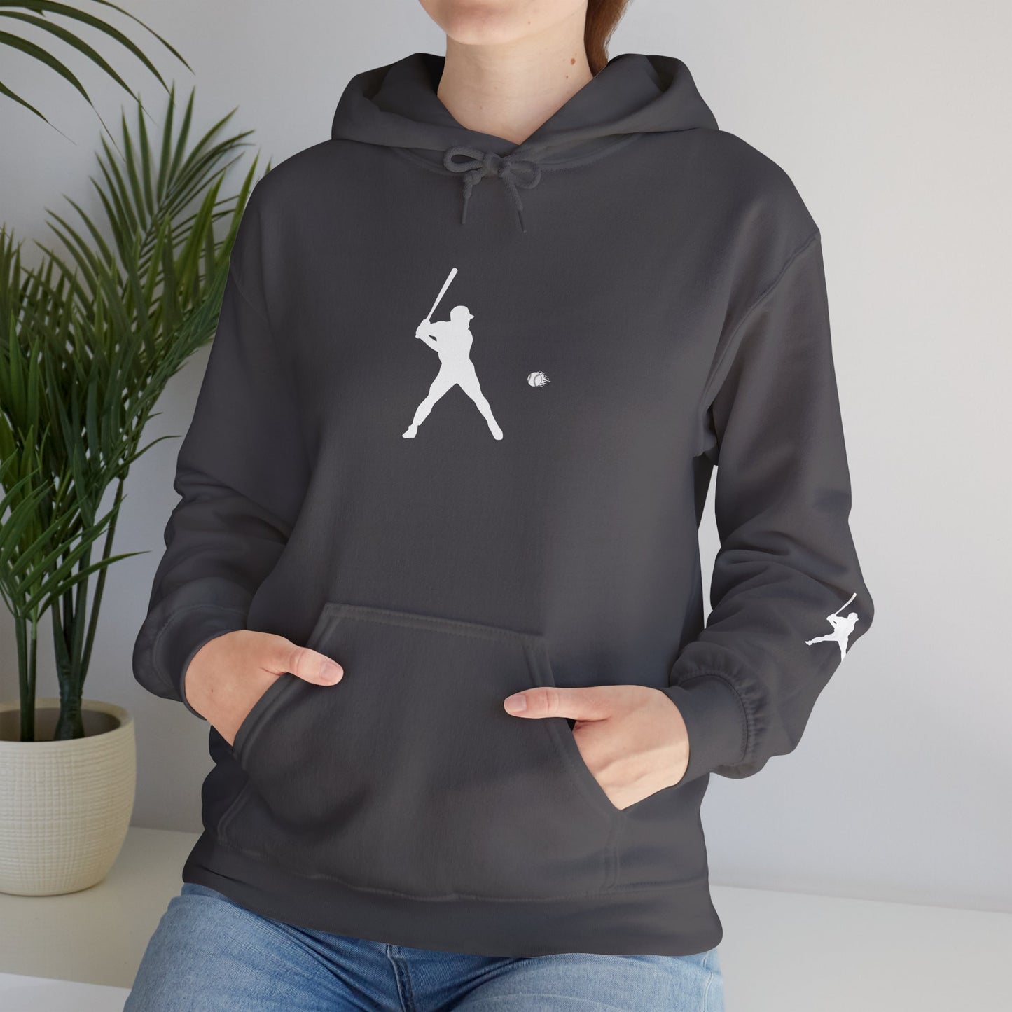 Sporty Unisex Baseball Hooded Sweatshirt, Casual Hoodie for Athletes, Perfect for Gifts, Comfy Streetwear, Ideal for Sports Events, Personal Use - TRV