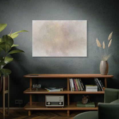 Soft Neutral Abstract Fog Canvas