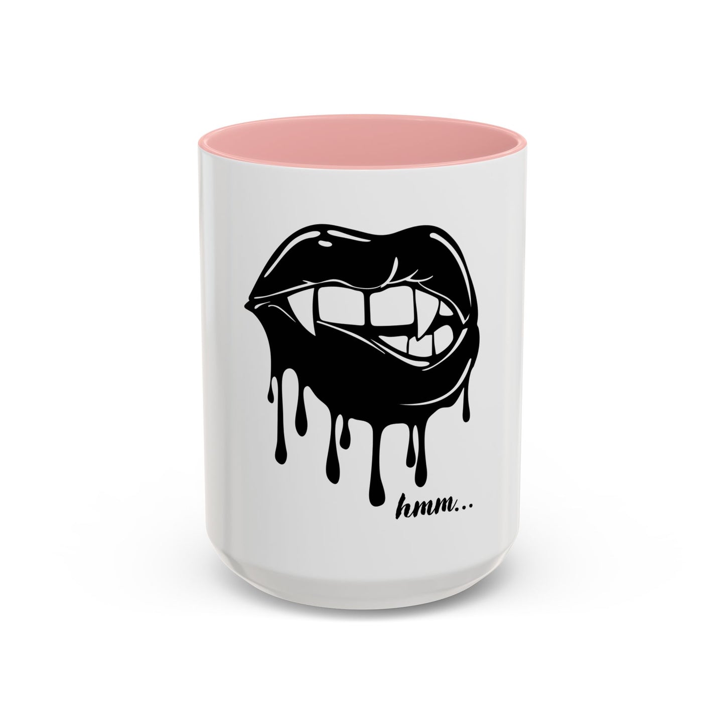 Vampire Lip Accent Coffee Mug - 11oz & 15oz - Unique Halloween Gift - TRV