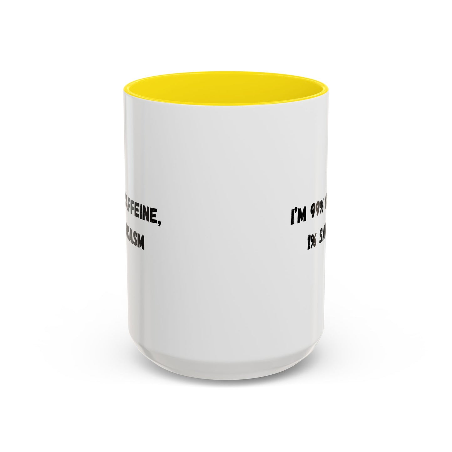 Sarcastic Coffee Mug - Funny Gift for Coffee Lovers, Black and White Accent Mug, Gift for Birthdays, Office Humor, Caffeine Enthusiasts