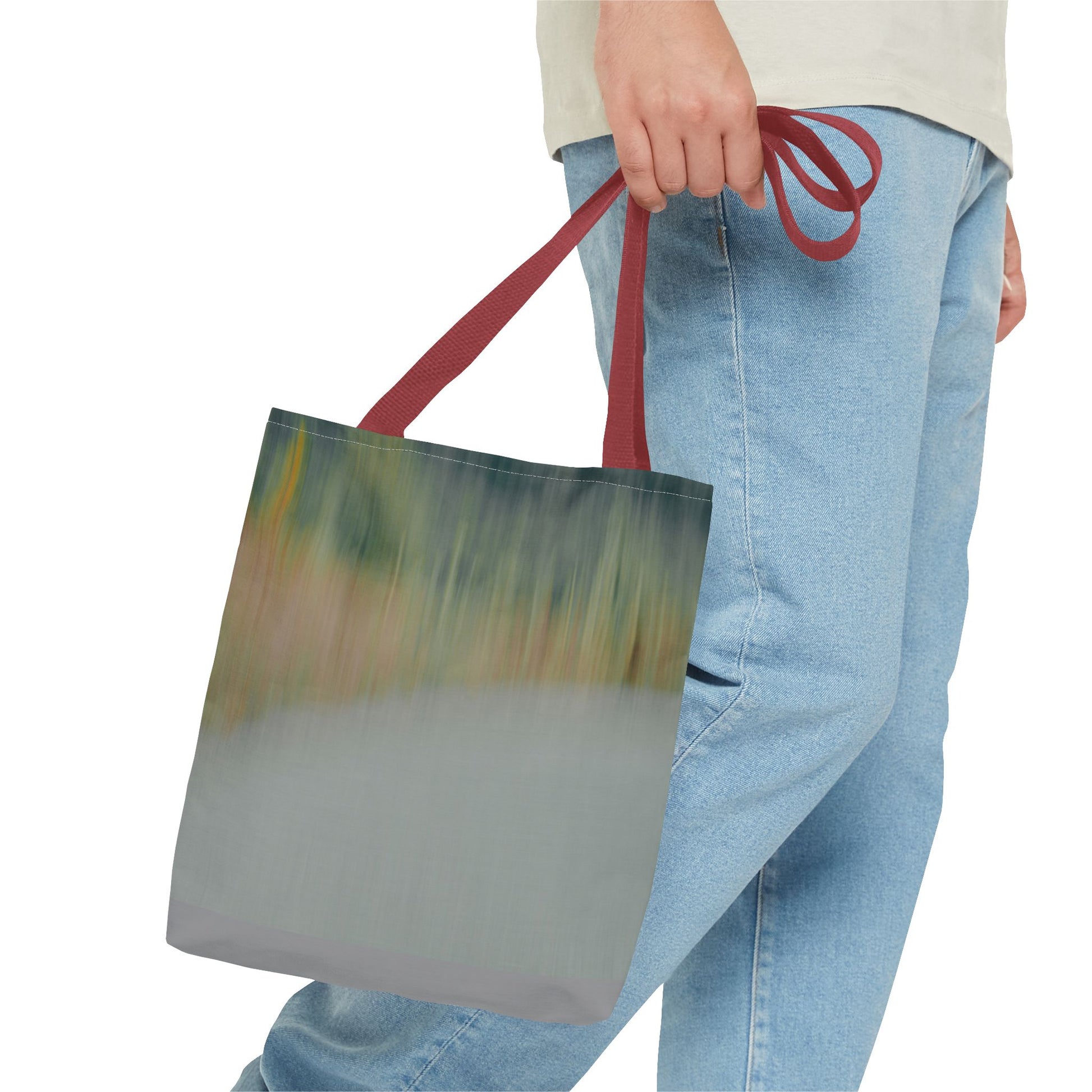 Serene Landscape Tote Bag - Stylish Eco-Friendly Carryall for Everyday Use - TRV
