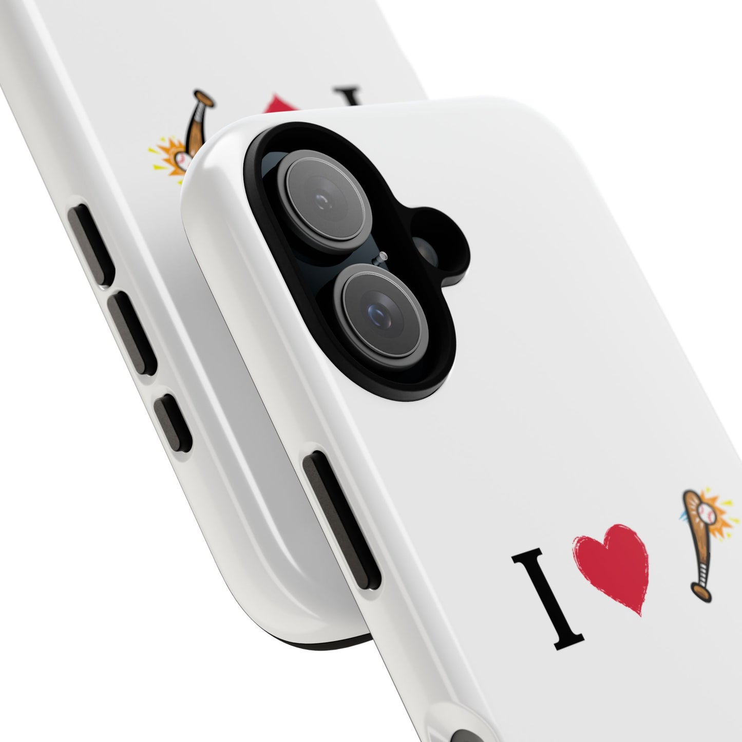 I Love Baseball Vibe Phone Case - Tough Cases for Sports Lovers, Gifts for Athletes, Fun Accessories, iPhone and Android Compatible - TRV