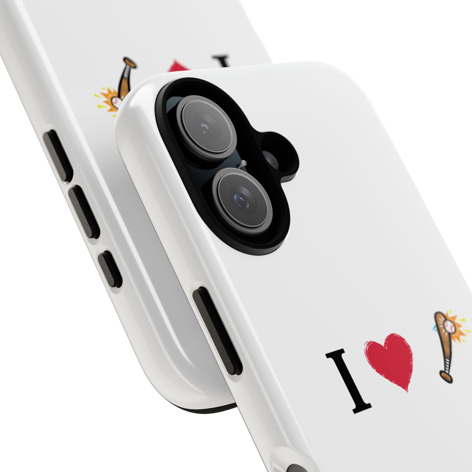 I Love Baseball Vibe Phone Case - Tough Cases for Sports Lovers, Gifts for Athletes, Fun Accessories, iPhone and Android Compatible - TRV